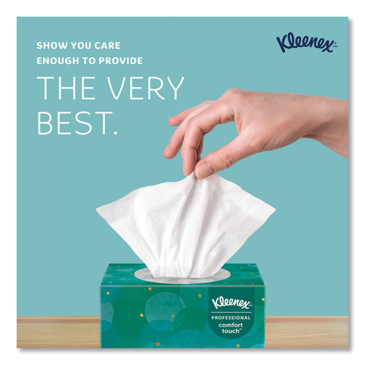 Professional Facial Tissue, Pop-Up Box, 2-Ply, White, 90 Sheets/Box