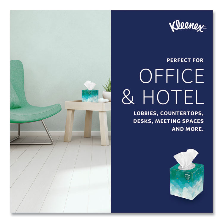 Professional Facial Tissue, Pop-Up Box, 2-Ply, White, 90 Sheets/Box