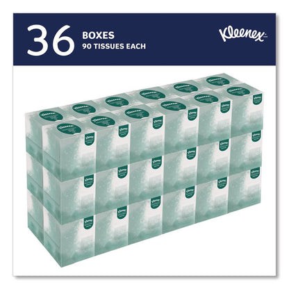 Naturals Facial Tissue for Business, BOUTIQUE POP-UP Box, 2-Ply, White, 90 Sheets/Box, 36 Boxes/Carton