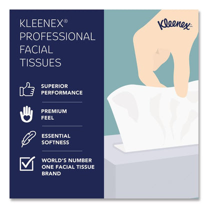 White Facial Tissue for Business, Pop-Up Box, 2-Ply, 100 Sheets/Box, 36 Boxes/Carton