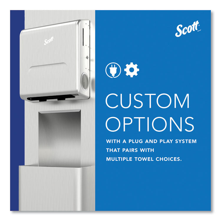 Mod Stainless Steel Recessed Dispenser Housing, 11.13 x 4 x 15.37