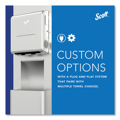 Mod Stainless Steel Recessed Dispenser Housing, 11.13 x 4 x 15.37
