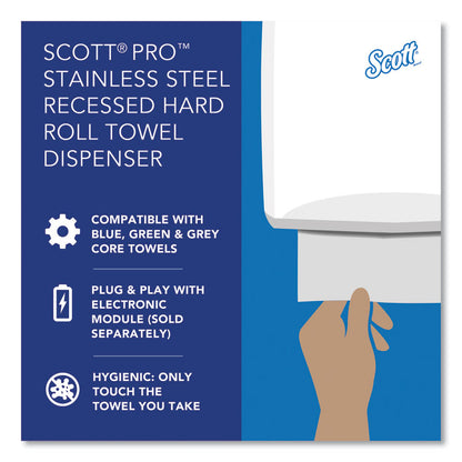 Mod Stainless Steel Recessed Dispenser Housing, 11.13 x 4 x 15.37