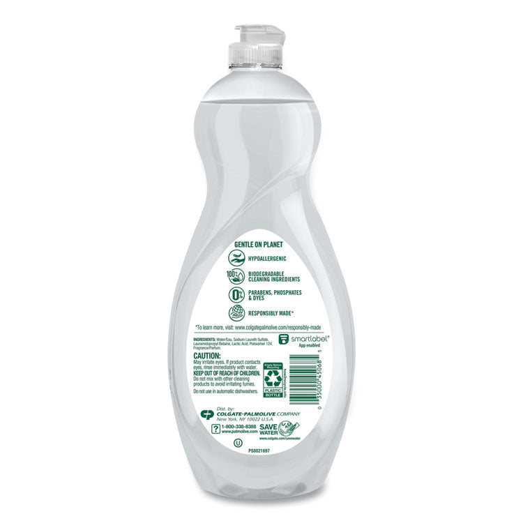 Pure + Clear Dishwashing Liquid, Spring Fresh Scent, 32.5 oz Bottle, 9/Carton