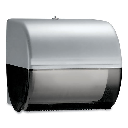 Omni Roll Towel Dispenser, 10.5 x 10 x 10, Smoke Gray
