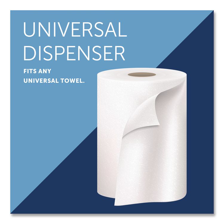 Sanitouch Hard Roll Towel Dispenser, For 1.5" Core, 12.63 x 10.2 x 16.13, Smoke