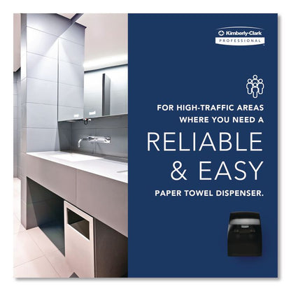 Sanitouch Hard Roll Towel Dispenser, For 1.5" Core, 12.63 x 10.2 x 16.13, Smoke