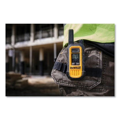 DXFRS300BCH Heavy-Duty Walkie Talkies, 6 Radios, 1 W, 22 Channels