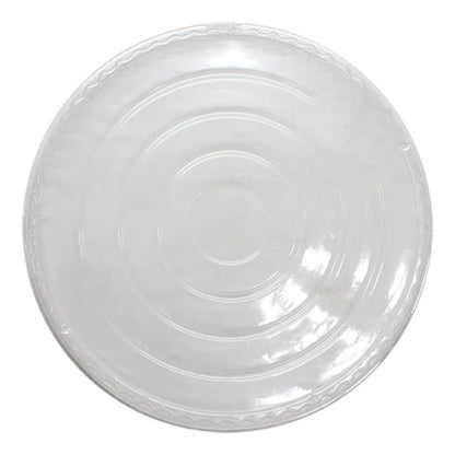 Plastic Lid for Food Bucket, for 48 oz Buckets, Clear, Plastic, 270/Carton
