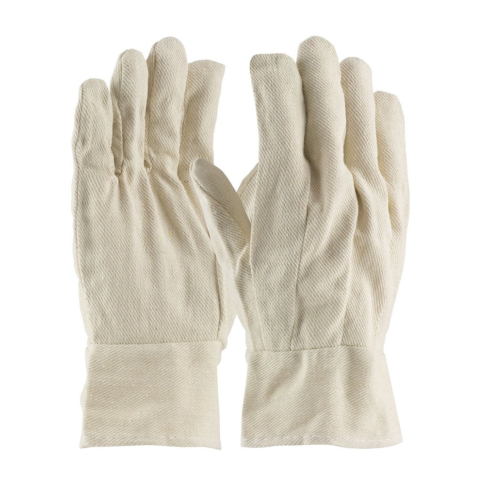 PIP Premium Cott Canvas Single Palm Glove-band Top, 12 Pairs/Pack