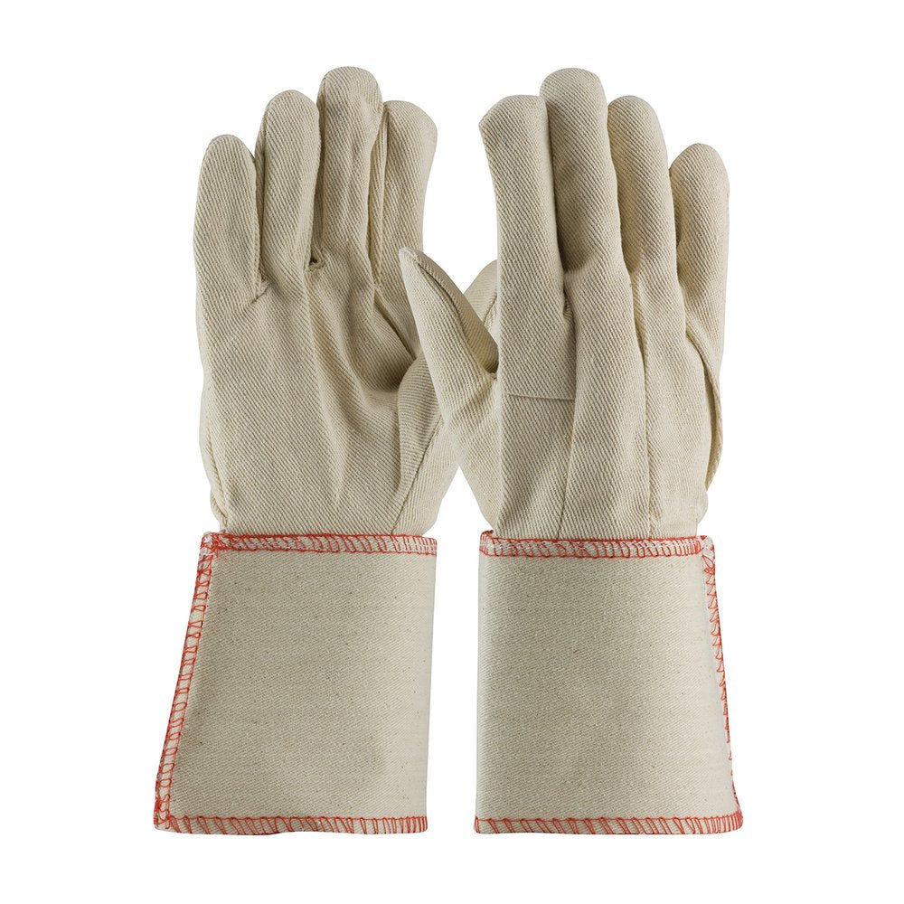 PIP Prem Cott Canvas Singlepalm Glove-plastic Cuff, 12 Pairs/Pack