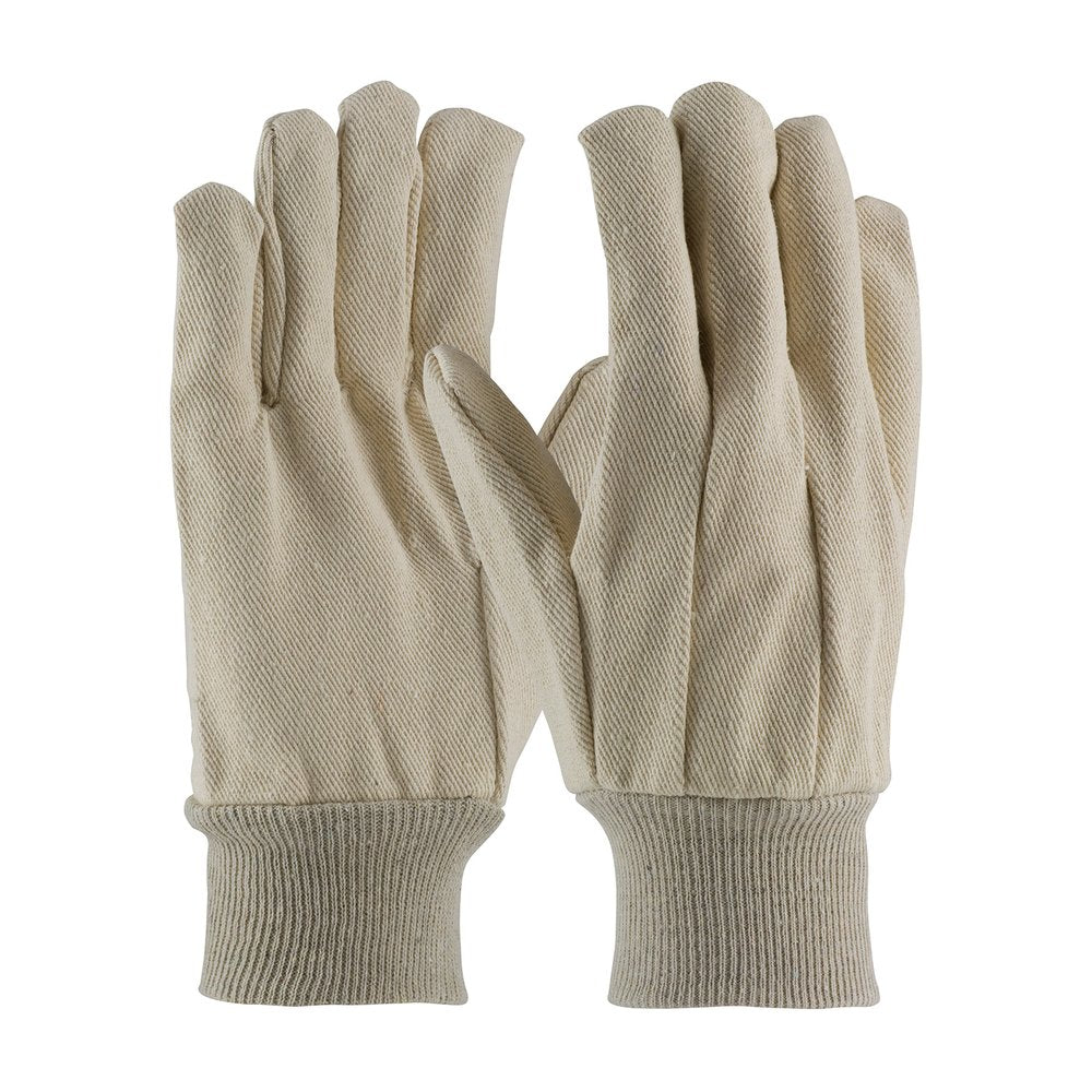 PIP Prem Cott Canvas Singlepalm Glove-knit Wrist, 12 Pairs/Pack