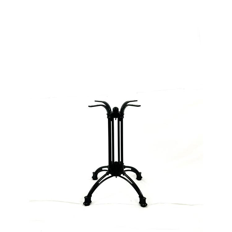 Solid Wood Tables, Cast Iron Base, Square, 36w x 36d x 29.75h, Natural