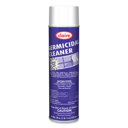Germicidal Cleaner, Country Fresh Scent, 19 oz Aerosol Spray, 12/Carton