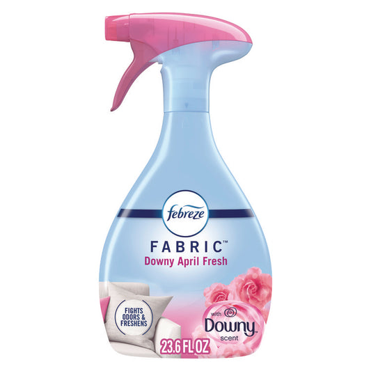 FABRIC Refresher/Odor Eliminator, Downy April Fresh, 23.6 oz Spray Bottle, 4/Carton