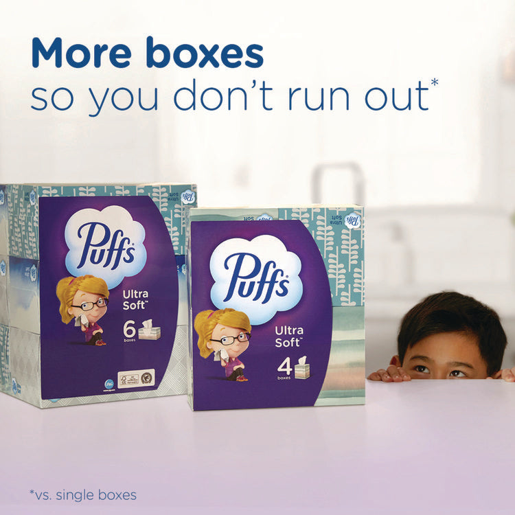 Ultra Soft Facial Tissue, 2-Ply, White, 72 Sheets/Box, 24 Boxes/Carton