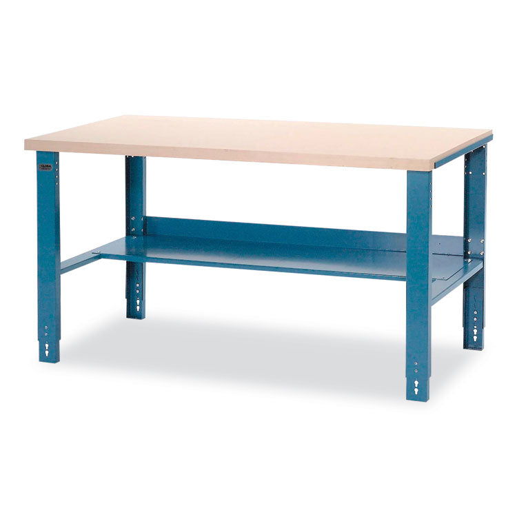 Industrial Workbench Bench-in-a-Box, 3,000 lbs, 60 x 30 x 29.75 to 36.75, Blue