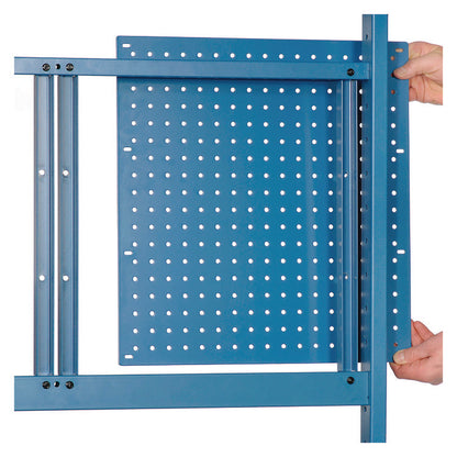 Panel Mounting Rail, For Use with Global Industrial 60" Wide Workbenches, 125 lb Weight Capacity