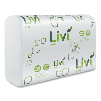 Multifold Towel, 1-Ply, 9.45 x 9.06, White, 250 Sheets/Pack, 16 Packs/Carton