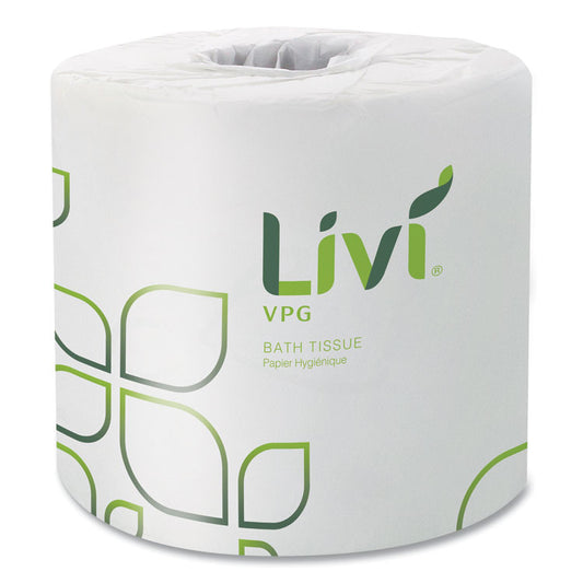 Bath Tissue, 2-Ply, White, 500 Sheets/Roll, 96 Rolls/Carton