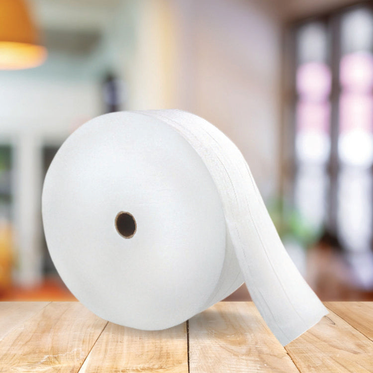 Jumbo Bath Tissue, 2-Ply, 3.3" x 1,200 ft, White, 12 Rolls/Carton
