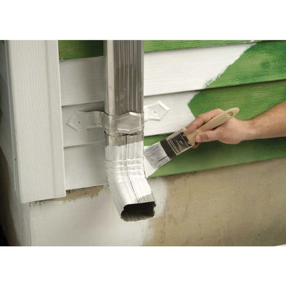 Bulls Eye 1-2-3 Water-Base Primer, Interior/Exterior, Flat White, 1 gal Bucket/Pail, 4/Carton