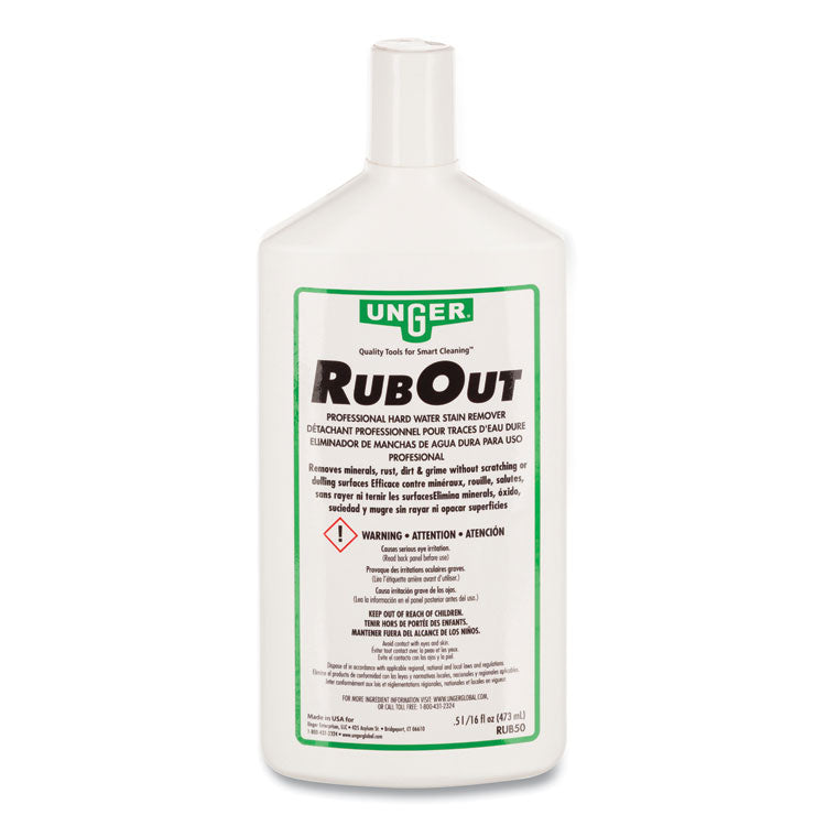 RubOut Glass Cleaner, 16 oz Bottle