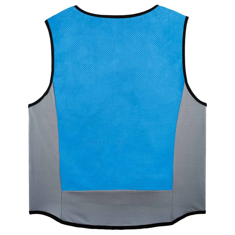 Chill-Its 6667 Wet Evaporative PVA Cooling Vest with Zipper, PVA, 4X-Large, Blue