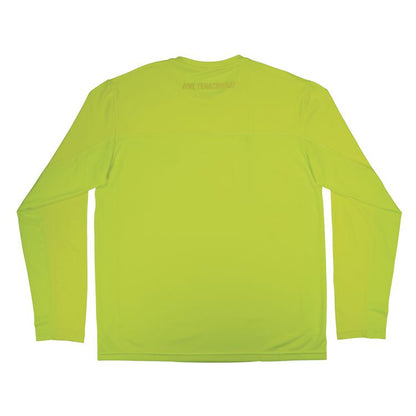 Chill-Its 6689 Cooling Long Sleeve Sun Shirt with UV Protection, Medium, Lime