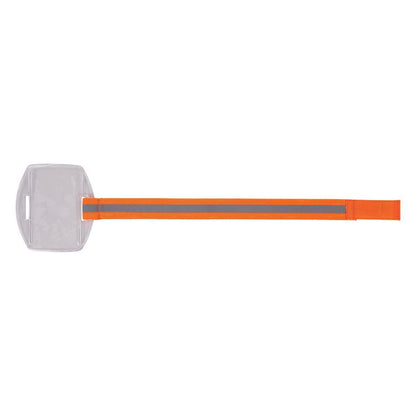Squids 3386 Arm Band ID/Badge Holder, Vertical, Hi-Vis Orange, 3.75 x 4.25 Holder, 2.5 x 4 Insert, 10/Pack