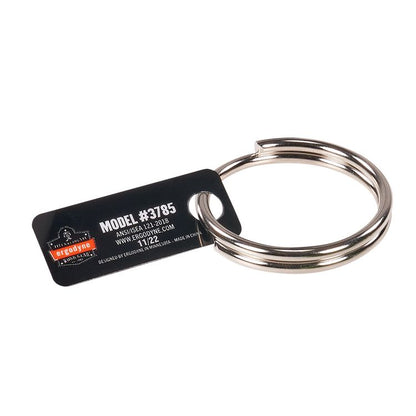 Squids 3785 Split Ring Tool Attachment, 2 lb Max Working Capacity, 1.5" dia, Silver, 10/Pack