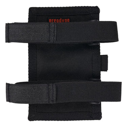 Squids 3390 Dual Band Arm ID/Badge Holder with Hook-and-Loop Closure, Vertical, Black, 3.75 x 5.75, 2.75 x 4.75 Insert
