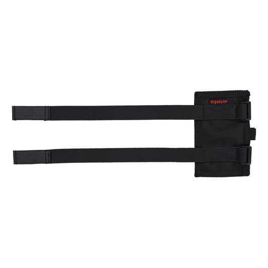 Squids 3390 Dual Band Arm ID/Badge Holder with Hook-and-Loop Closure, Vertical, Black, 3.75 x 5.75, 2.75 x 4.75 Insert