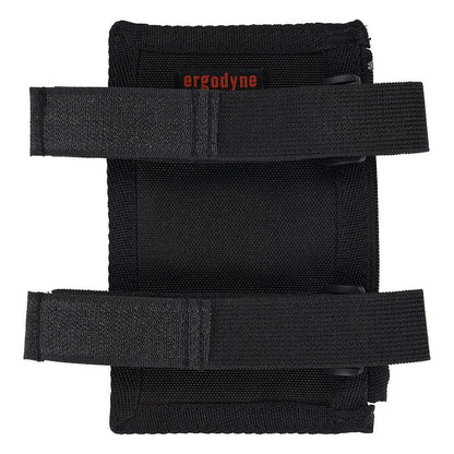Squids 3387 Dual Band Arm ID/Badge Holder with Zipper, Vertical, Black, 3.75 x 5.75 for 2.75 x 4.75 Insert