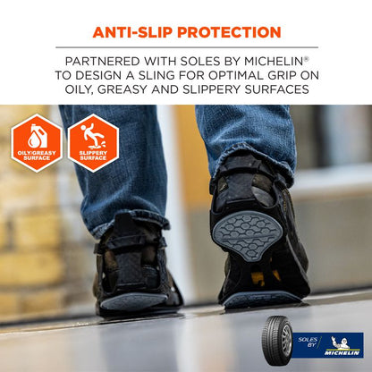 TREX 6326 Spikeless Slip- and Oil-Resistant Traction Device, Large (Men's Sizes 9.5 to 11), Black, Pair