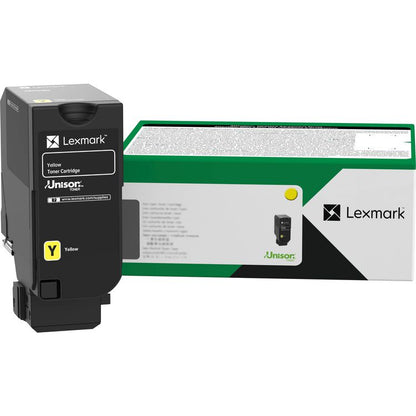71C1XY0 Return Program Toner Cartridge, 12,500 Page-Yield, Yellow