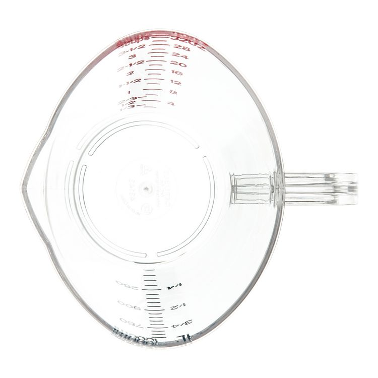 Commercial Measuring Cup, 1 qt, Plastic, Clear