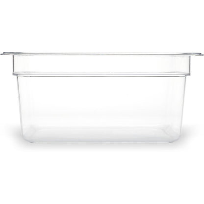 StorPlus Polycarbonate Food Pan, 8.7 qt, 10.38 x 12.75 x 6, Clear, Plastic