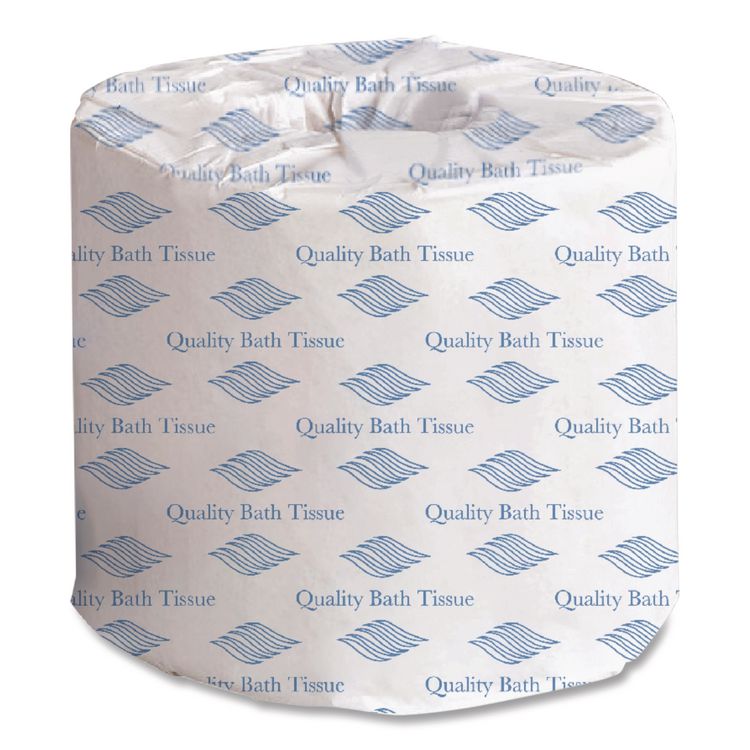 Standard Bath Tissue, 2-Ply, White, 500 Sheets/Roll, 96 Rolls/Carton