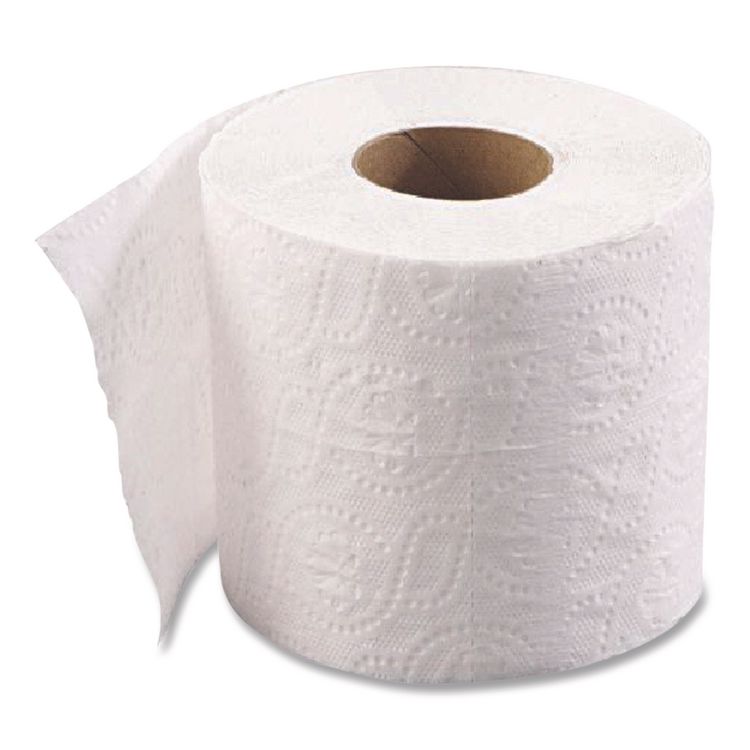 Standard Bath Tissue, 2-Ply, White, 500 Sheets/Roll, 96 Rolls/Carton