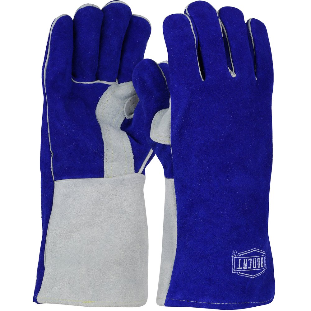 PIP Premium Side Split Cowhide Welding Glove Double, 12 Pairs/Dozen