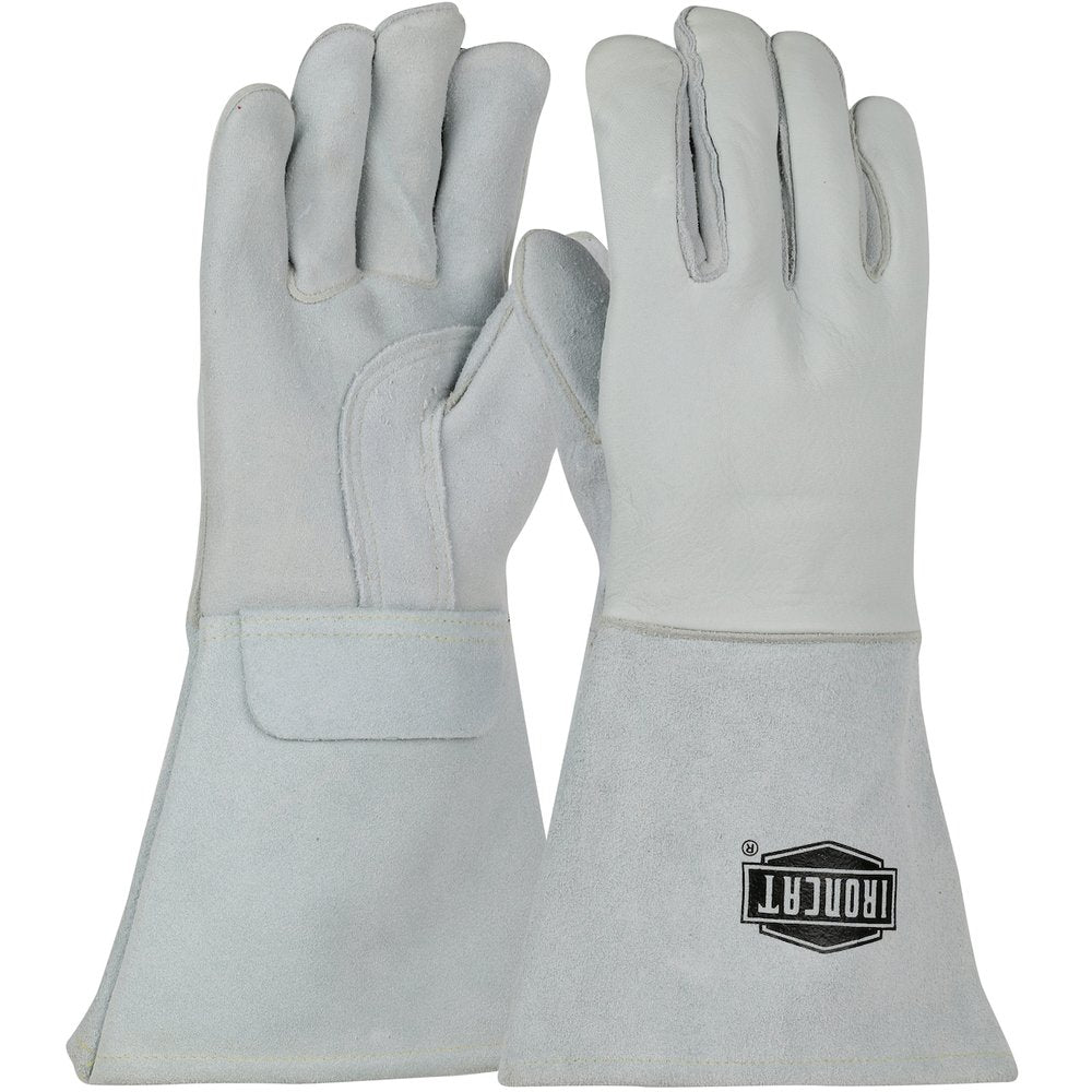 PIP Top Grain ELK Welding Glove Reinforced Straight, 48 Pairs/Case