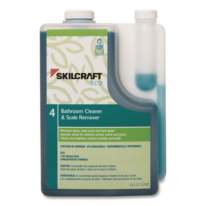 7930017148379, SKILCRAFT ECO Neutral Floor Cleaner Concentrate, 2 L Bottle, 4/Pack