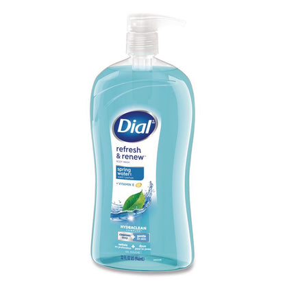 Body Wash, Spring Water Scent, 32 oz, 4/Carton