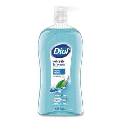 Body Wash, Spring Water Scent, 32 oz, 4/Carton