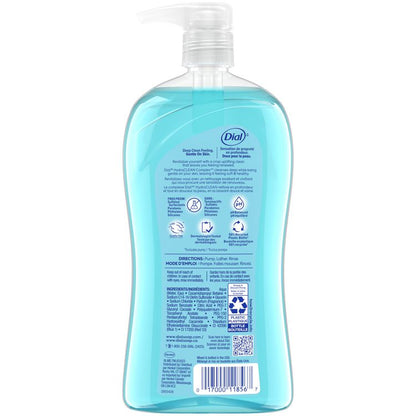 Body Wash, Spring Water Scent, 32 oz, 4/Carton