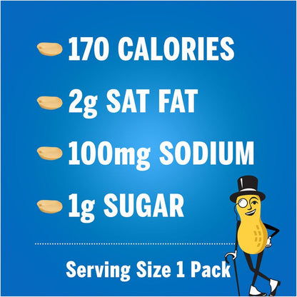 Salted Peanuts, 1 oz Pouch, 48/Box, 2 Boxes/Carton
