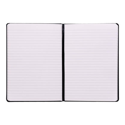 Soft Cover Notebook, College Rule, Black Cover, (96) 8.2 x 5.11 Sheets