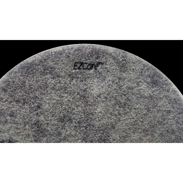EZ Care Polishing Pad, 27" Diameter, Black/Gray, 2/Carton