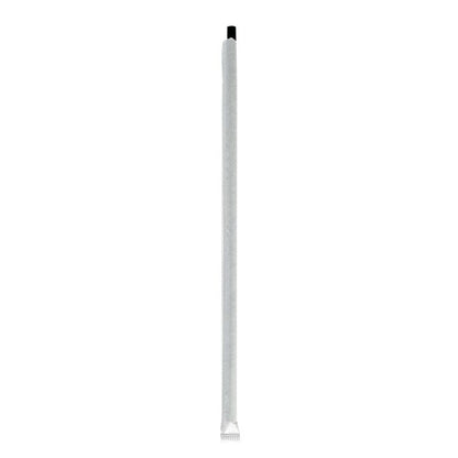 Wrapped Giant Straws, 10.25", Polypropylene, Black, 300/Pack, 4 Packs/Carton